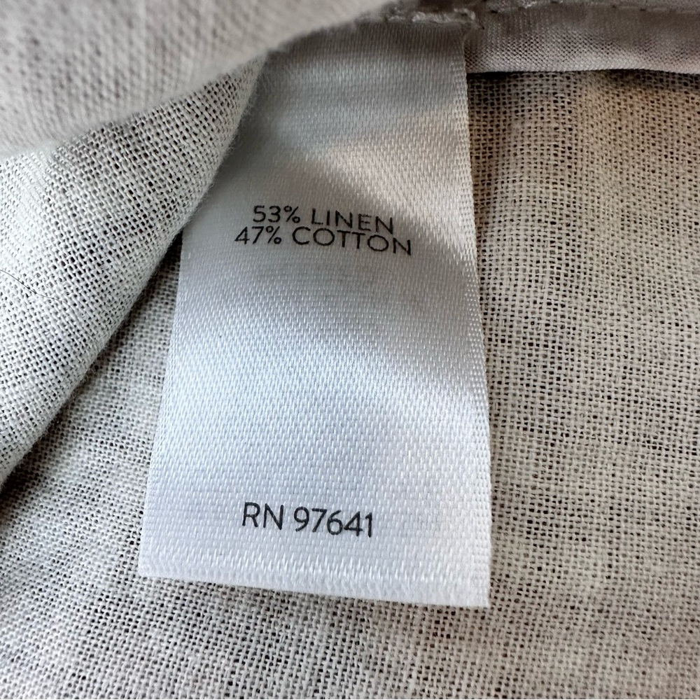 J. Jill NWT Harper Linen Blend Plaid Relaxed Fit Blazer Brown Size XL Petite - Picture 8 of 9